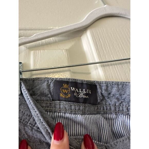 Wallin & Bros chamber blue shorts - men’s - Picture 4 of 7